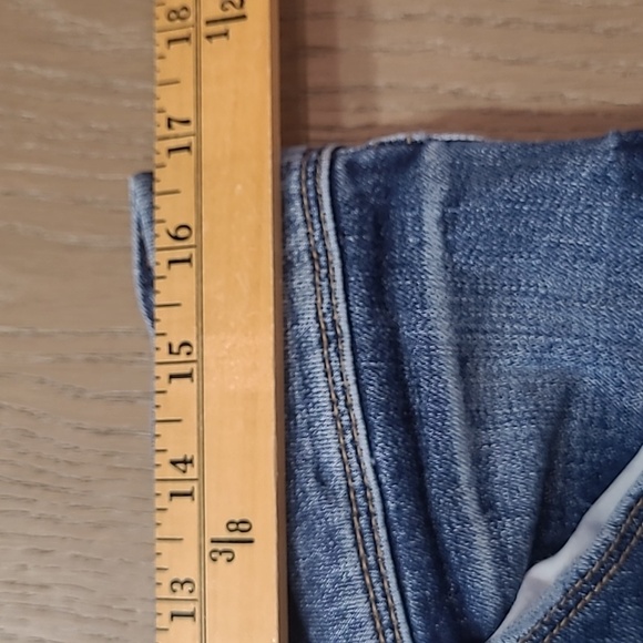 Hudson Jeans Women's sz 32 Collin Skinny Double Button Mid Rise Denim Jeans - Picture 10 of 15